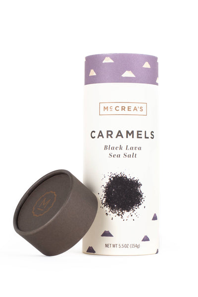 Caramels Tall Tube - Black Lava Sea Salt