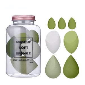 Spongo - Soft Makeup Sponge 7 Pcs: Green