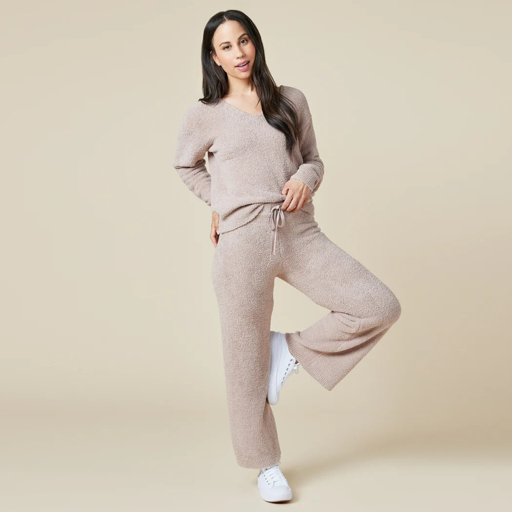 Marshmallow V-Neck Lounge Set