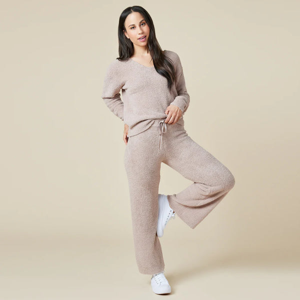 Marshmallow V-Neck Lounge Set