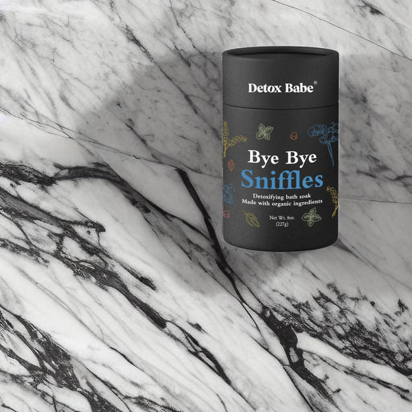 Bye Bye Sniffles Detox Organic Bath Salt Soak (8 oz)