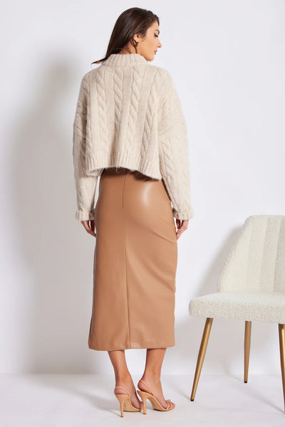 Kyla Cableknit Sweater - Oatmeal