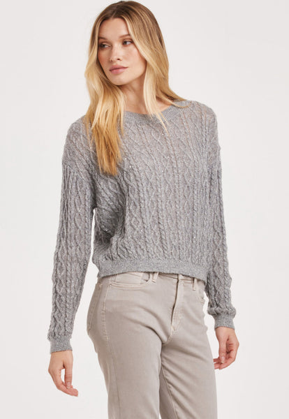 Sarai Sweater in Silver