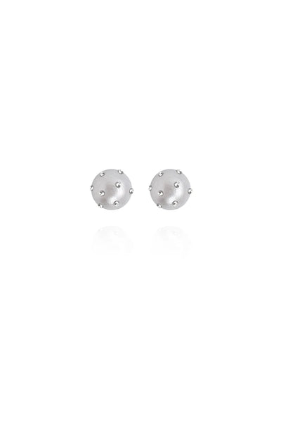 Gaia Jet Petite Earrings - Cloudy Sky