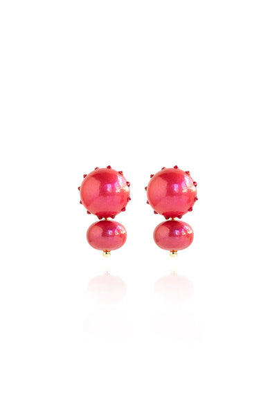 Livia Earrings - Coral Sunset