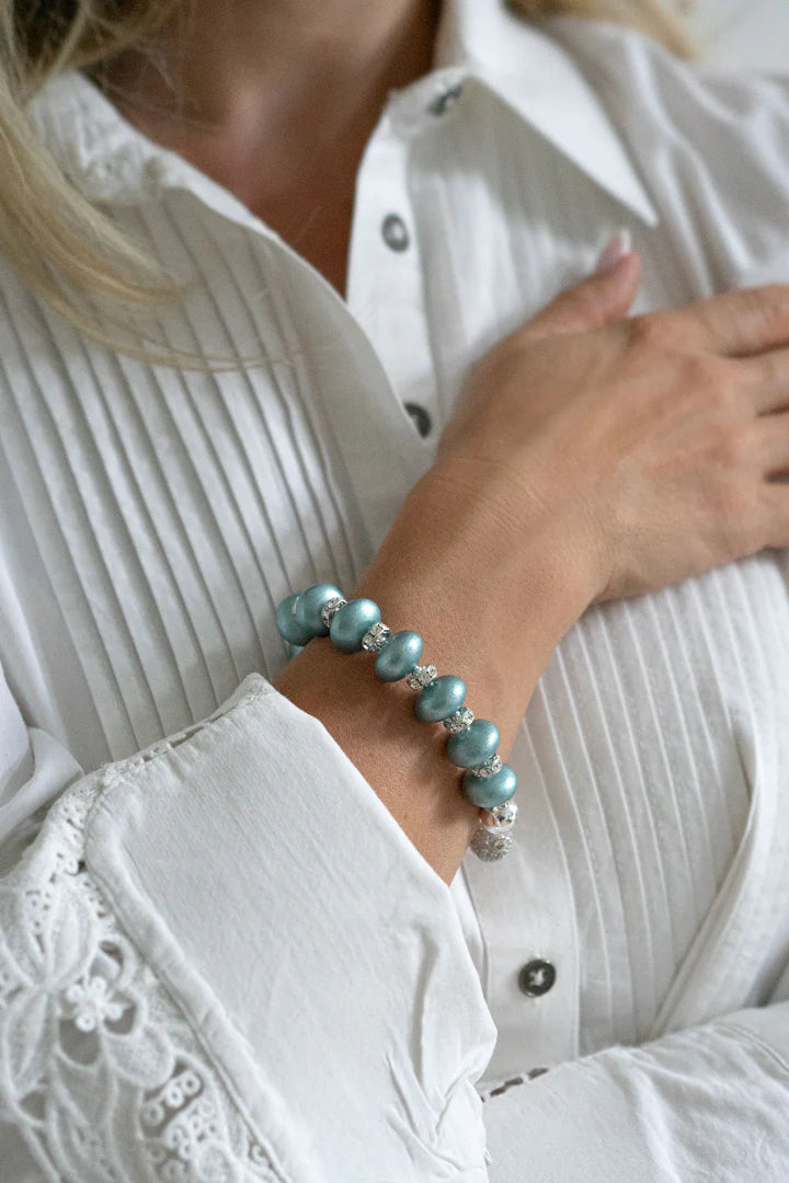 Mika Bracelet - Aqua Blue