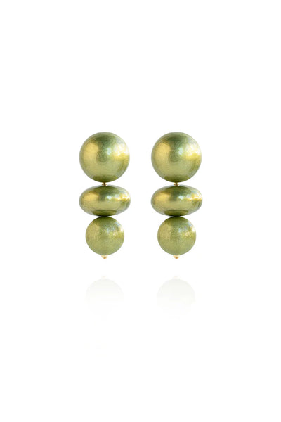 Nola Earrings - Lime Twist