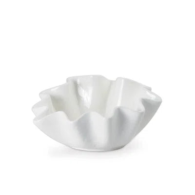 Ruffle Ceramic Bowl Large