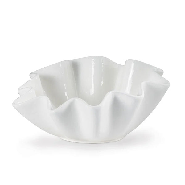 Ruffle Ceramic Bowl Large