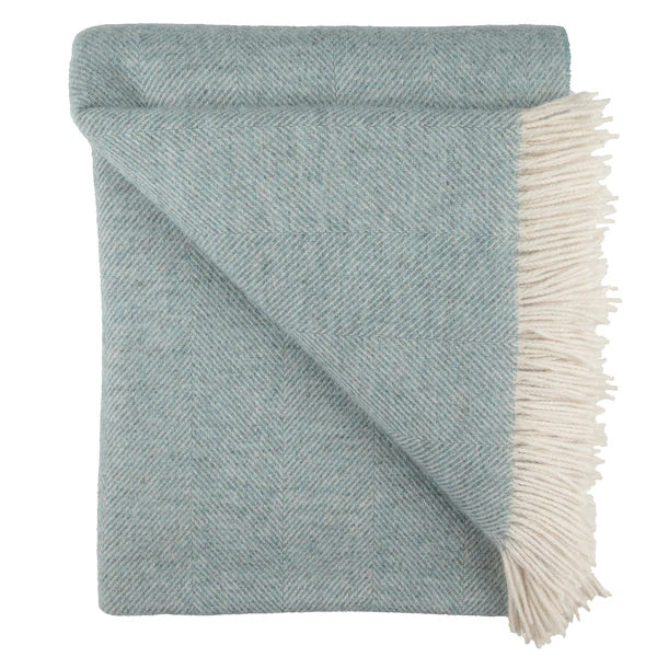 Southhampton Home Shetland Lambswool Herringbone Throw