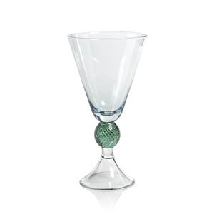 Cassis Vintage Stem Glass - Blue