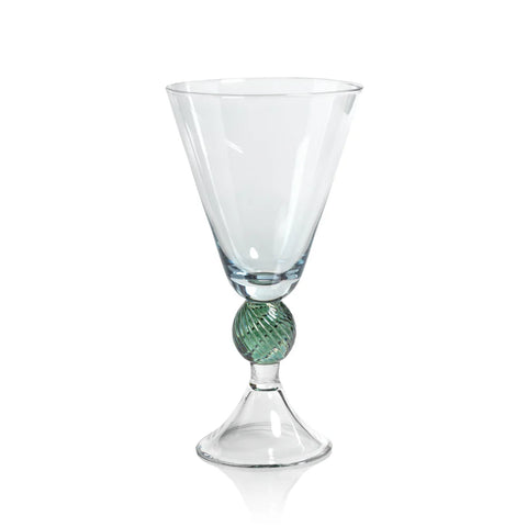 Cassis Vintage Stem Glass - Blue