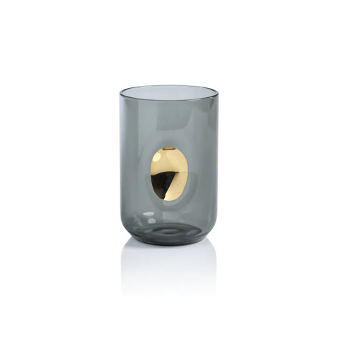 Apertivo Tumbler w/Gold Accent - Ash Gray