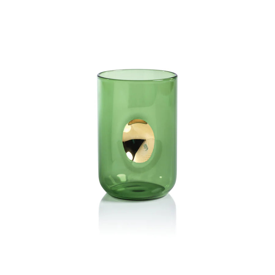 Apertivo Tumbler w/Gold Accent - Cactus Green