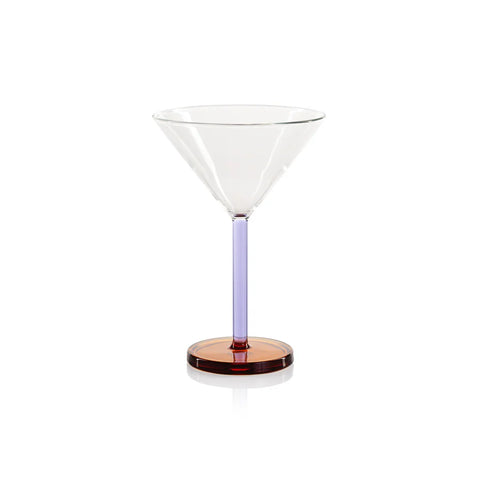 Veglia Matrini Glass - Lilac & Amber