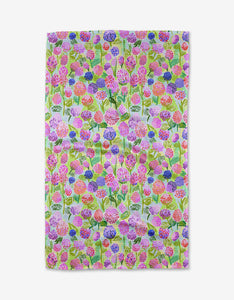 Spring Clovers Tea Towel