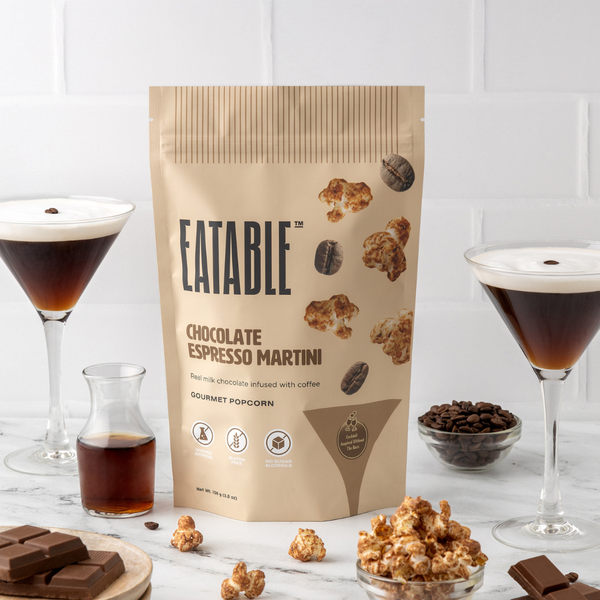 Mini Chocolate Espresso Martini - Milk Chocolate Popcorn